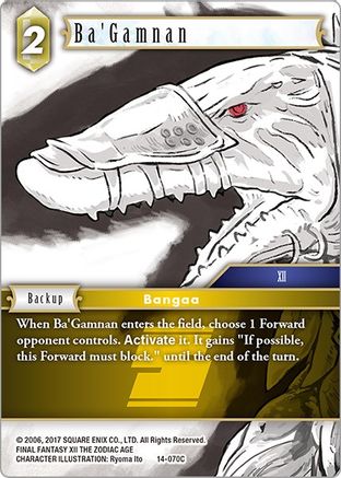 Ba'Gamnan (14-070R) - Opus XIV Crystal Abyss Foil