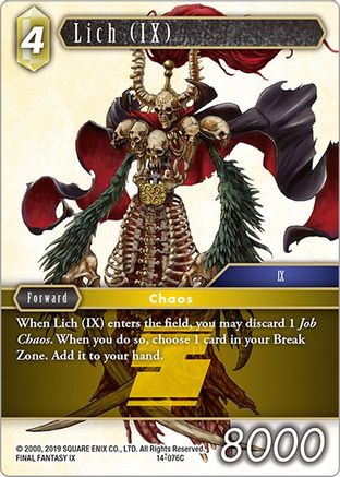 Lich (IX) (14-076C) - Opus XIV Crystal Abyss