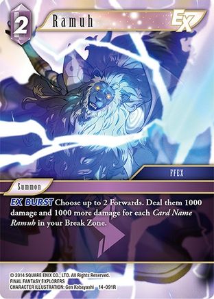 Ramuh EX (14-091R) - Opus XIV Crystal Abyss