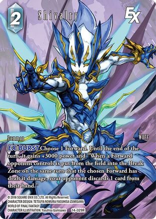 Shivalry EX (Full Art) (14-029R) - Opus XIV Crystal Abyss Foil