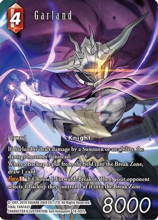 Garland (Full Art) (14-007L) - Opus XIV Crystal Abyss Foil