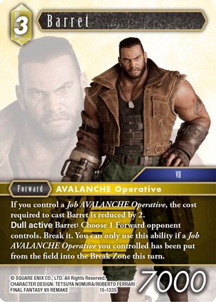 Barret (15-133S) - Crystal Dominion Foil