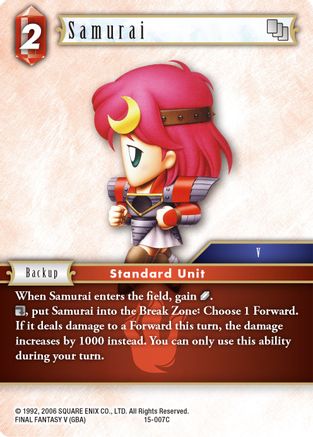 Samurai (15-007C) - Crystal Dominion Foil