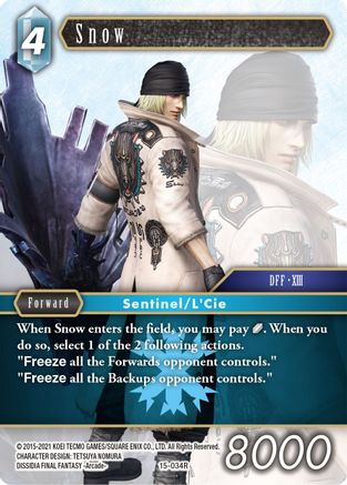Snow (15-034R) - Crystal Dominion Foil