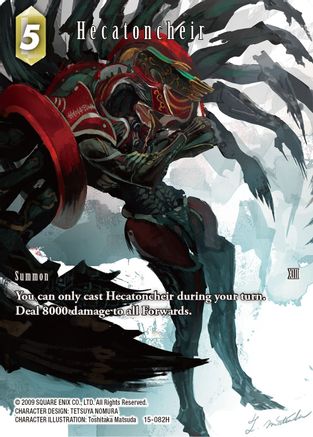 Hecatoncheir (Full Art) (15-082H) - Crystal Dominion Foil