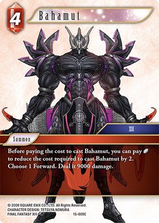 Bahamut (15-009C) - Crystal Dominion Foil