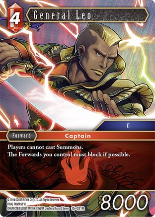 General Leo (15-021R) - Crystal Dominion Foil