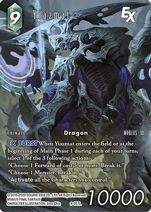 Yiazmat EX (Full Art Reprint) (9-057L) - Crystal Dominion Foil