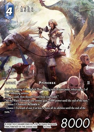 Ashe (Full Art Reprint) (10-106L) - Crystal Dominion Foil