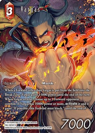 Vargas (Full Art) (15-010R) - Crystal Dominion Foil