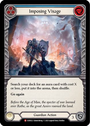 Imposing Visage (EVR022) - Everfest 1st Edition Rainbow Foil