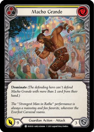 Macho Grande (Yellow) (EVR028) - Everfest 1st Edition Rainbow Foil