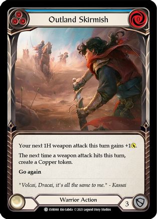 Outland Skirmish (Blue) (EVR068) - Everfest 1st Edition