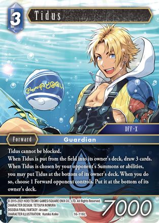 Tidus (16-116L) - Emissaries of Light Foil
