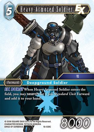 Heavy Armored Soldier EX (16-039C) - Emissaries of Light Foil