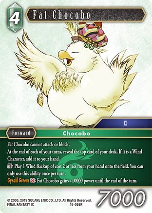 Fat Chocobo (16-056R) - Emissaries of Light Foil