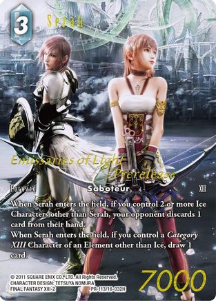 Serah (Prerelease Promo) (16-032H) - Emissaries of Light Foil