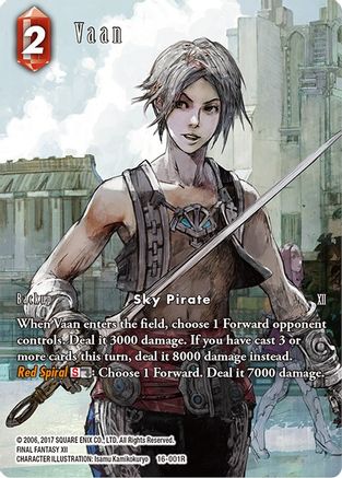 Vaan (Full Art) (16-001R) - Emissaries of Light Foil