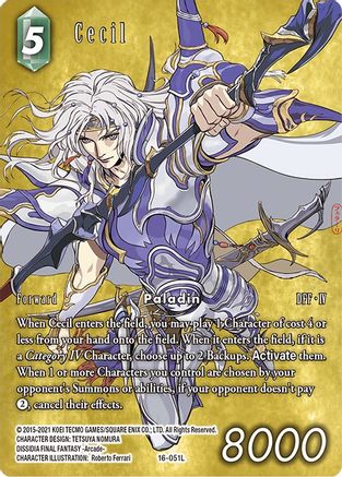 Cecil (Full Art) (16-051L) - Emissaries of Light Foil