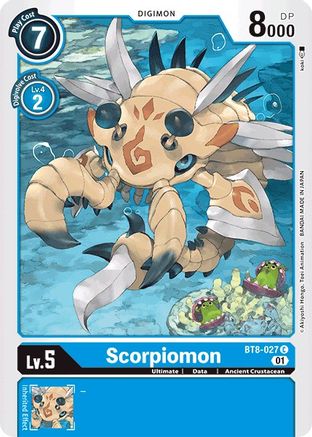 Scorpiomon (BT8-027) - New Awakening