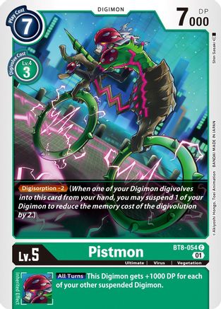 Pistmon (BT8-054) - New Awakening