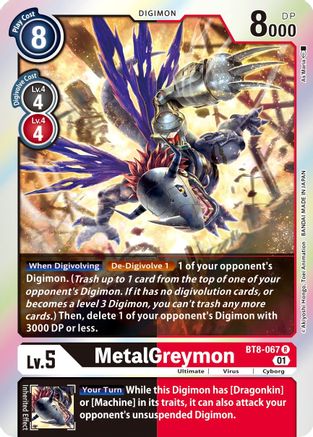 MetalGreymon (BT8-067) - New Awakening Foil