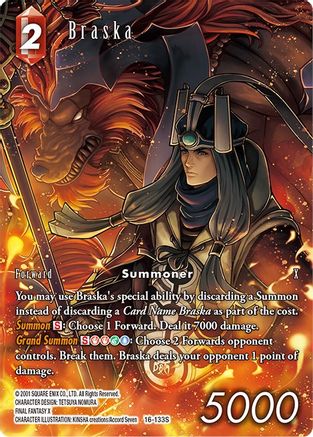 Braska (Full Art) (16-133S) - Emissaries of Light Foil