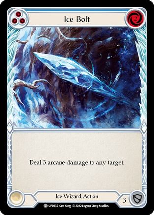 Ice Bolt (Blue) (UPR135) - Uprising Rainbow Foil
