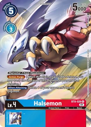 Halsemon (Alternate Art) (BT8-026) - New Awakening Foil