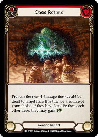 Oasis Respite (Red) (UPR221) - Uprising Rainbow Foil