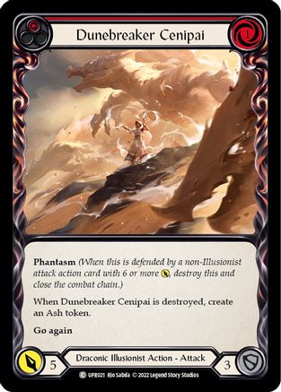 Dunebreaker Cenipai (Red) (UPR021) - Uprising Rainbow Foil