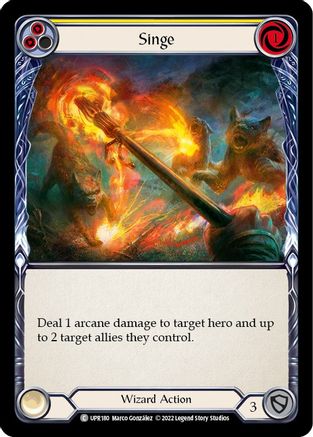 Singe (Yellow) (UPR180) - Uprising Rainbow Foil