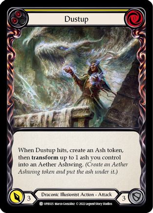 Dustup (Yellow) (UPR025) - Uprising Rainbow Foil