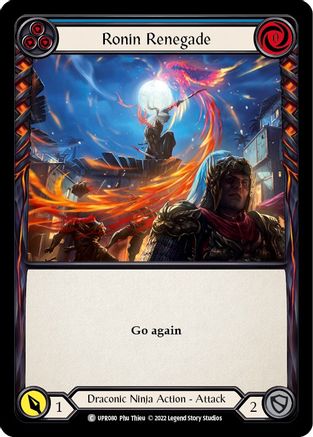 Ronin Renegade (Blue) (UPR080) - Uprising Rainbow Foil