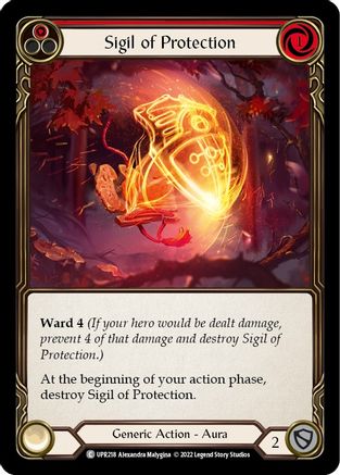 Sigil of Protection (Red) (UPR218) - Uprising Rainbow Foil