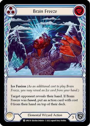 Brain Freeze (Blue) (UPR118) - Uprising Rainbow Foil