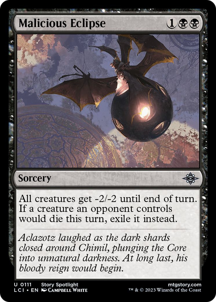 Malicious Eclipse (LCI-111) - The Lost Caverns of Ixalan Foil