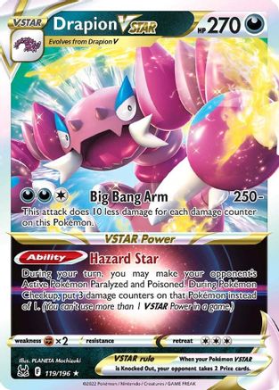 Drapion VSTAR 119 - Holofoil SWSH11 Lost Origin - Ultra Rare