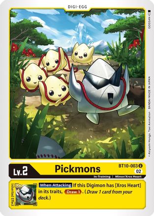 Pickmons (BT10-003) - Xros Encounter