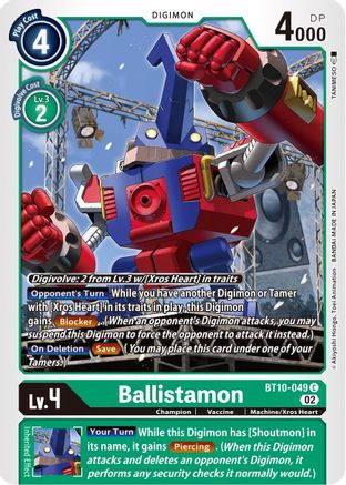 Ballistamon (BT10-049) - Xros Encounter