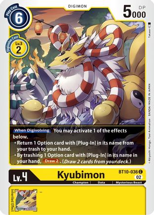 Kyubimon (BT10-036) - Xros Encounter