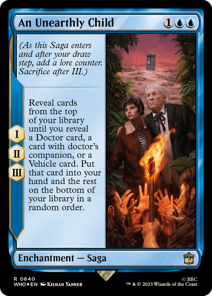 An Unearthly Child (WHO-640) - Doctor Who Foil