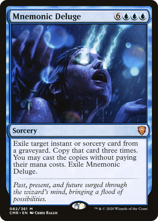 Mnemonic Deluge (CMR-082) - Commander Legends Foil