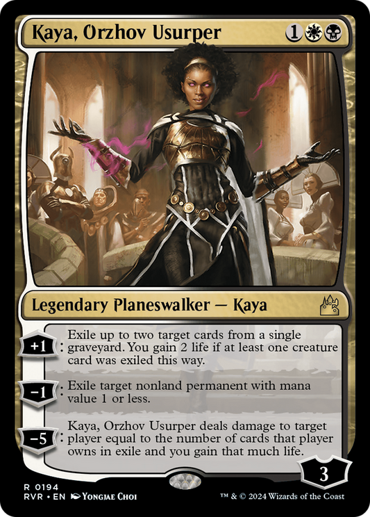 Kaya, Orzhov Usurper (RVR-194) - Ravnica Remastered