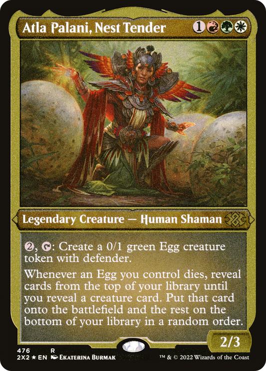 Atla Palani, Nest Tender (Foil Etched) (2X2-476) - Double Masters 2022 Foil