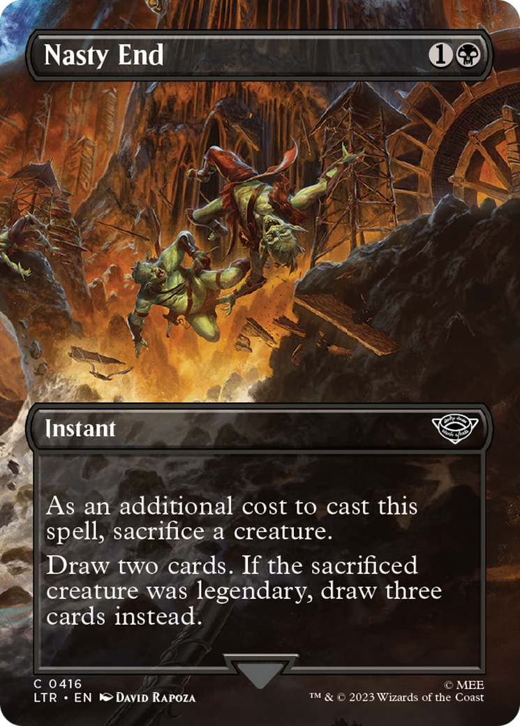 Nasty End (LTR-416) - The Lord of the Rings: Tales of Middle-earth (Borderless) Foil