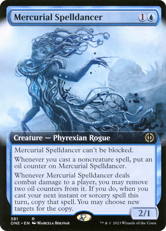 Mercurial Spelldancer (ONE-381) - Phyrexia: All Will Be One: (Extended Art) Foil