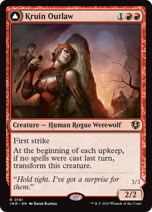 Kruin Outlaw // Terror of Kruin Pass (INR-161) - Innistrad Remastered Foil