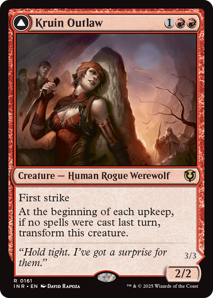 Kruin Outlaw // Terror of Kruin Pass (INR-161) - Innistrad Remastered Foil