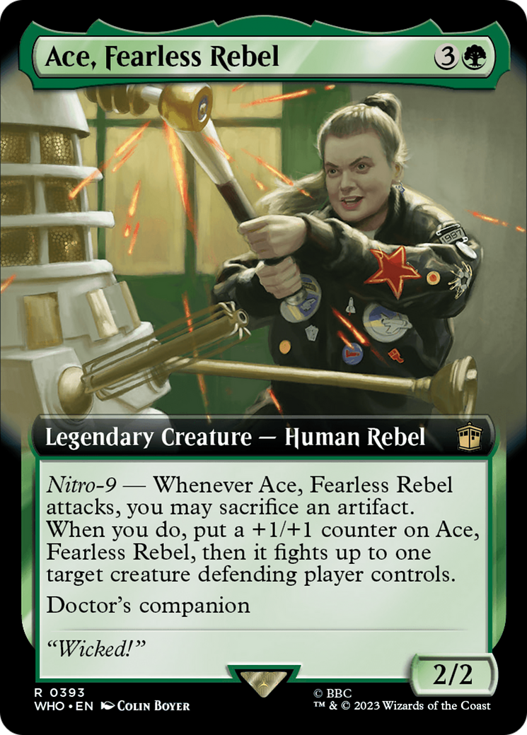 Ace, Fearless Rebel (WHO-393) - Doctor Who: (Extended Art)